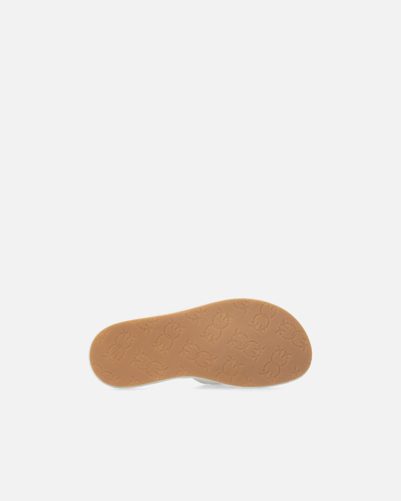 PERFORATED NAPPA LEATHER SLIP-ON SANDALS WITH LOVE BIRDS LOGO 7