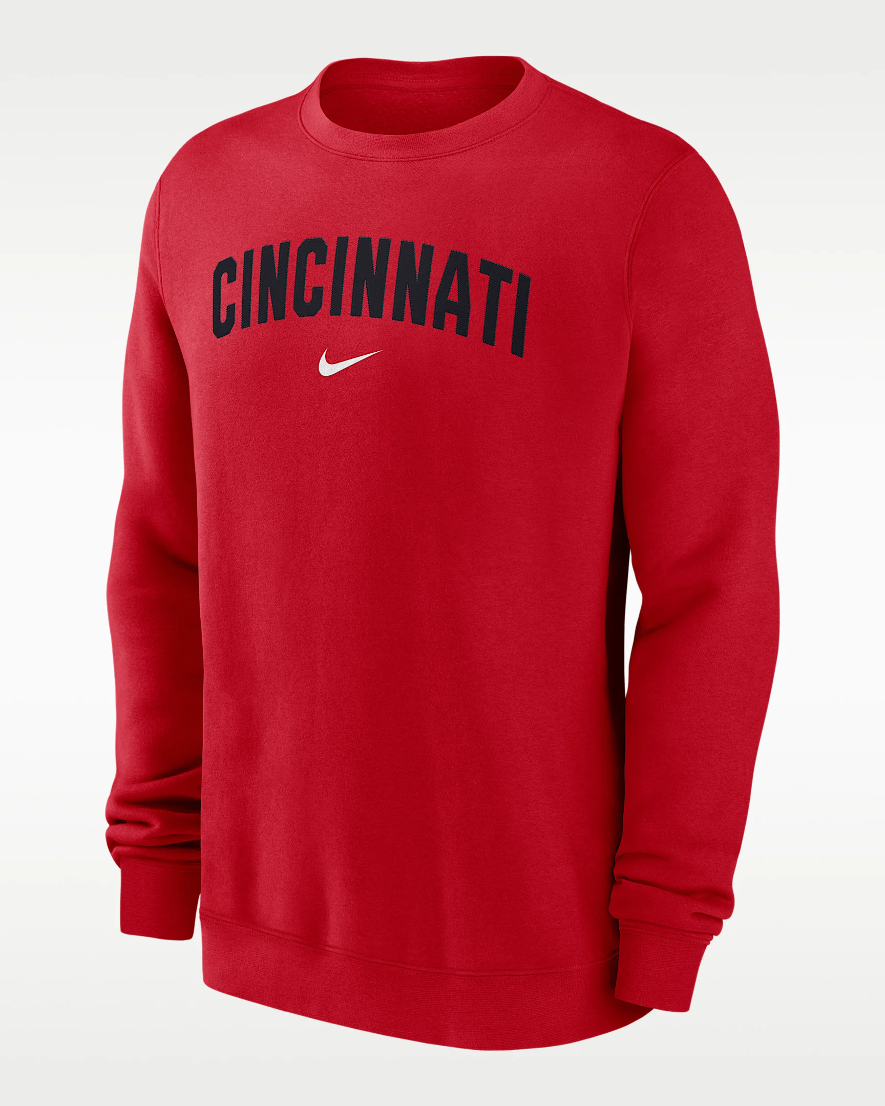 Cincinnati Reds 2-Hit Men's Nike MLB Pullover Crew - 1