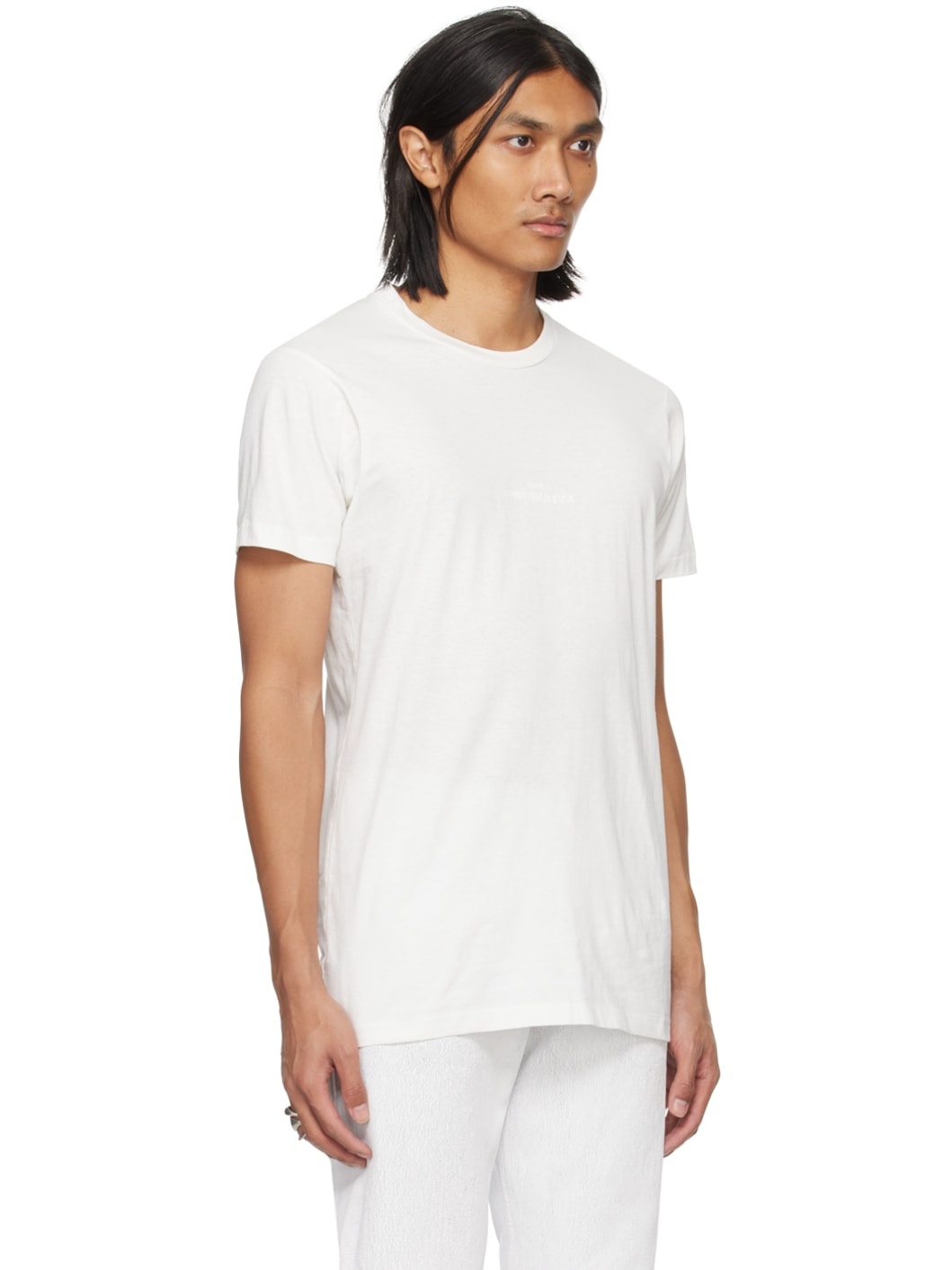 White Reverse T-Shirt - 4