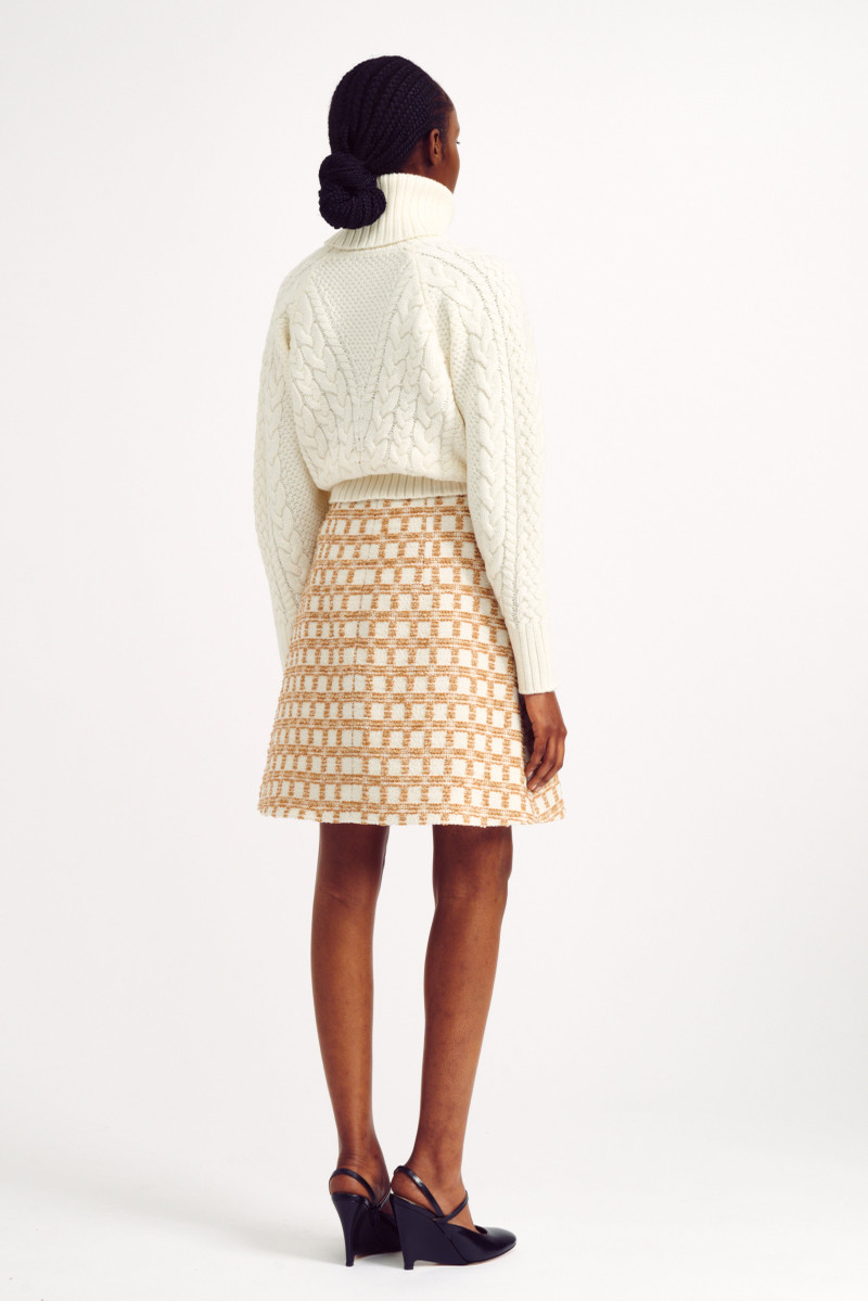 Otis Ivory Cashfeel Cable Knit Sweater 5