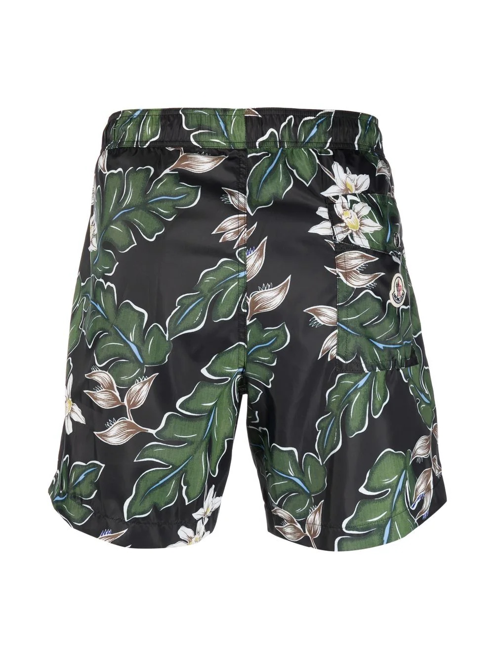 leaf-print swim shorts - 2