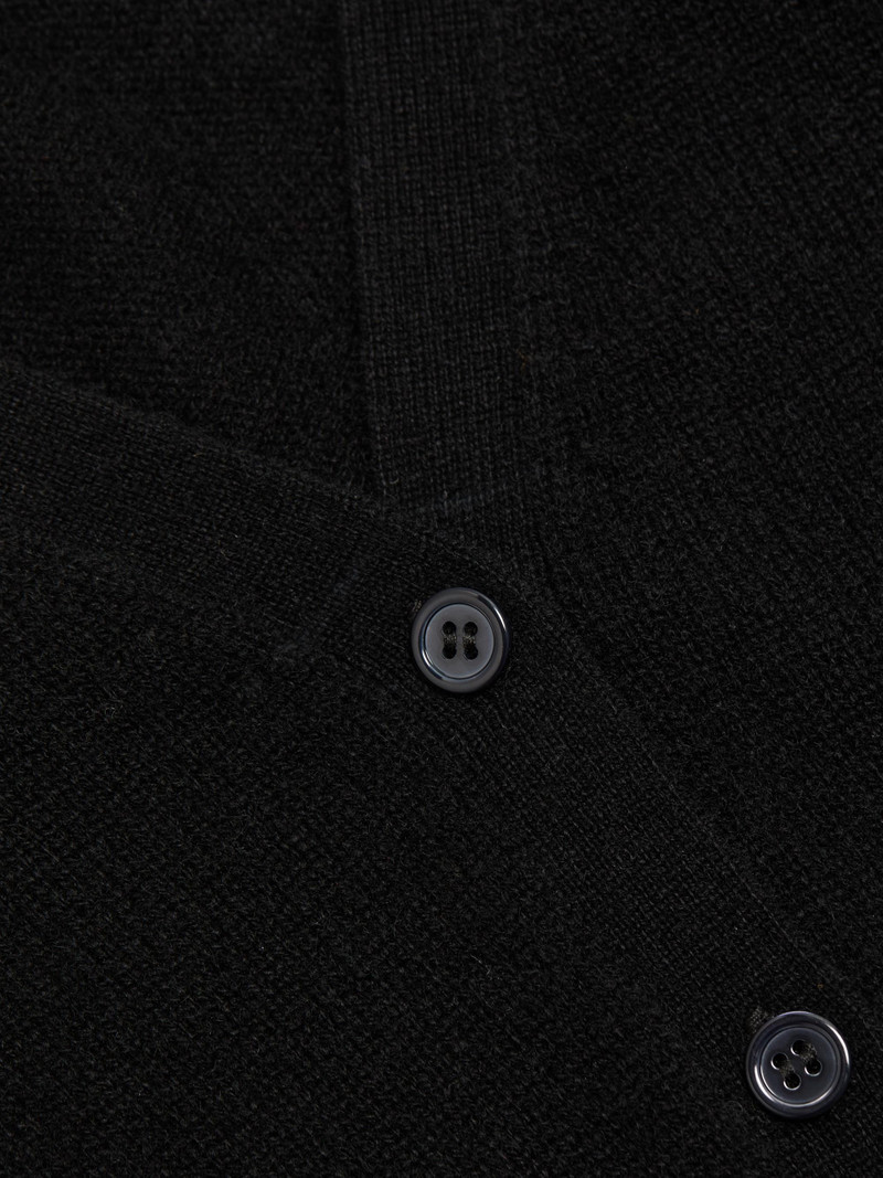 Women's Arella Puff-Sleeve Cashmere Cardigan - Black 7