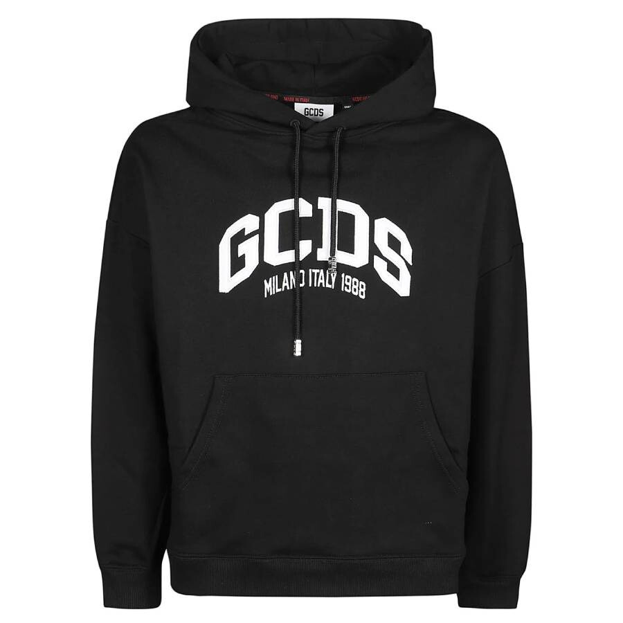 GCDS Lounge Logo 1988 Cotton Hoodie - 5