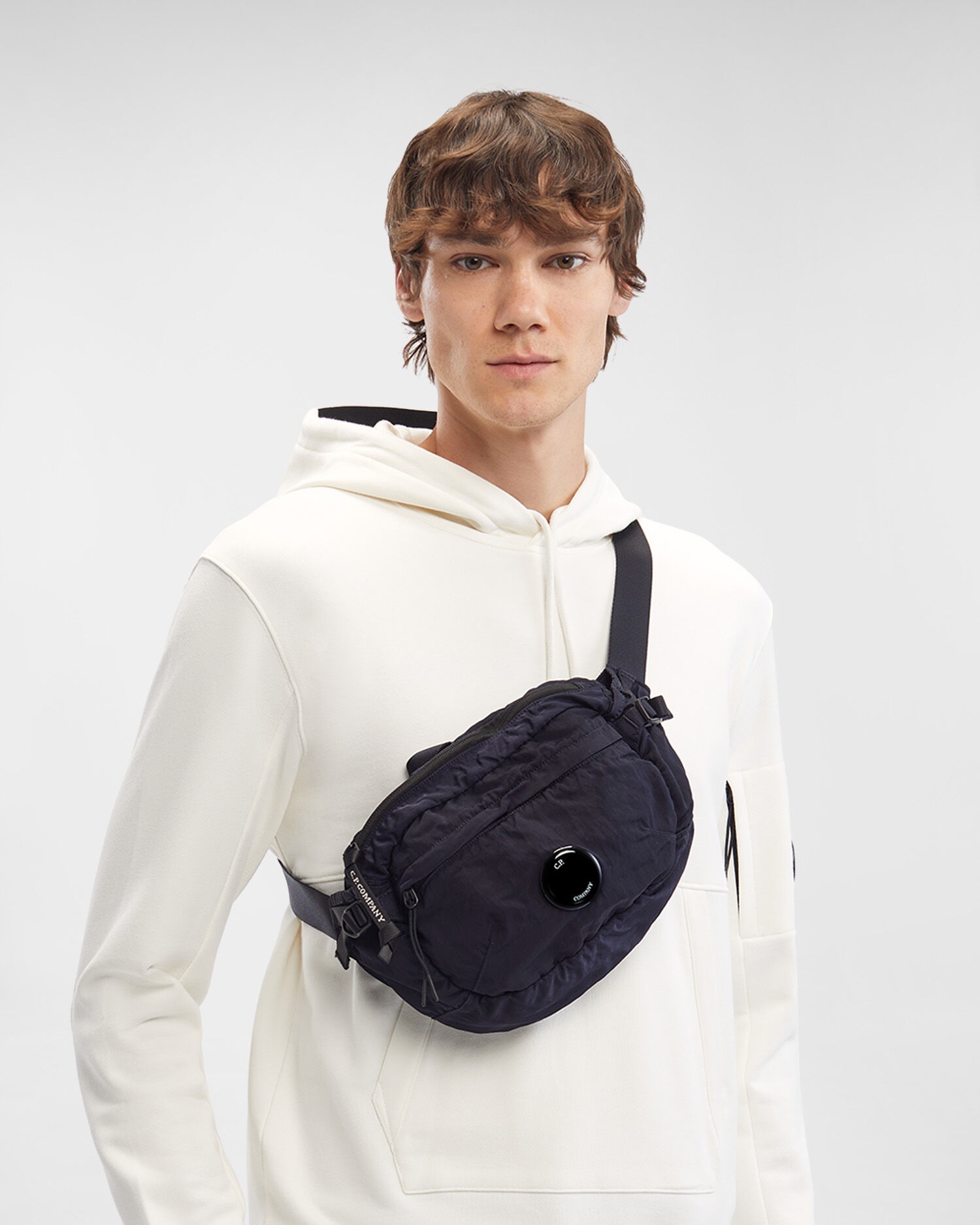 【CP COMPANY】 Nylon B Crossbody Pack Cross Bag C.P. Company NYLON B CROSSBODY PACK Black | BSTN Store