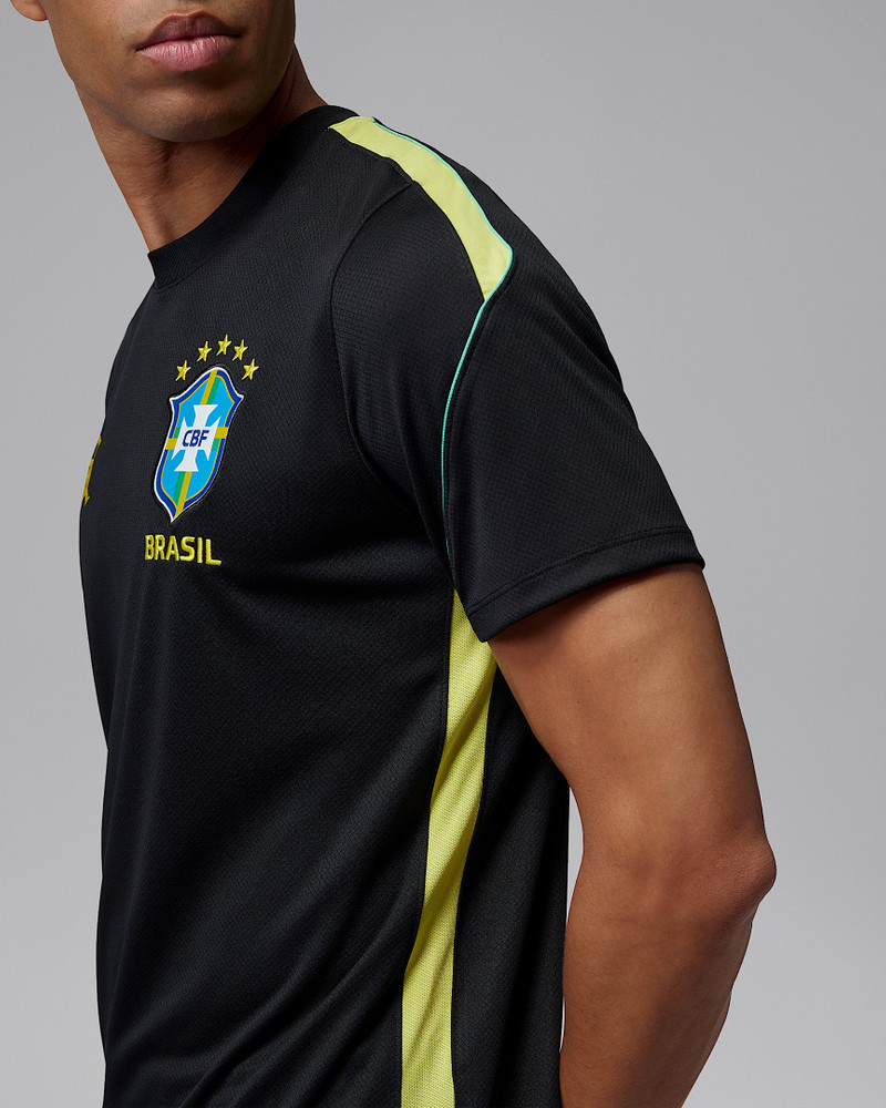 Brazil Strike Men's Jordan Dri-FIT Soccer Short-Sleeve Knit Top 5