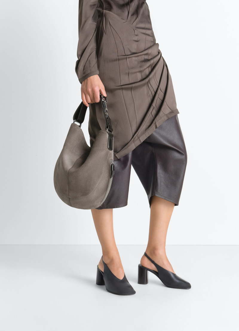 Lemaire HOBO QUIVER CLIP BAG IN SUEDE LEATHER outlook