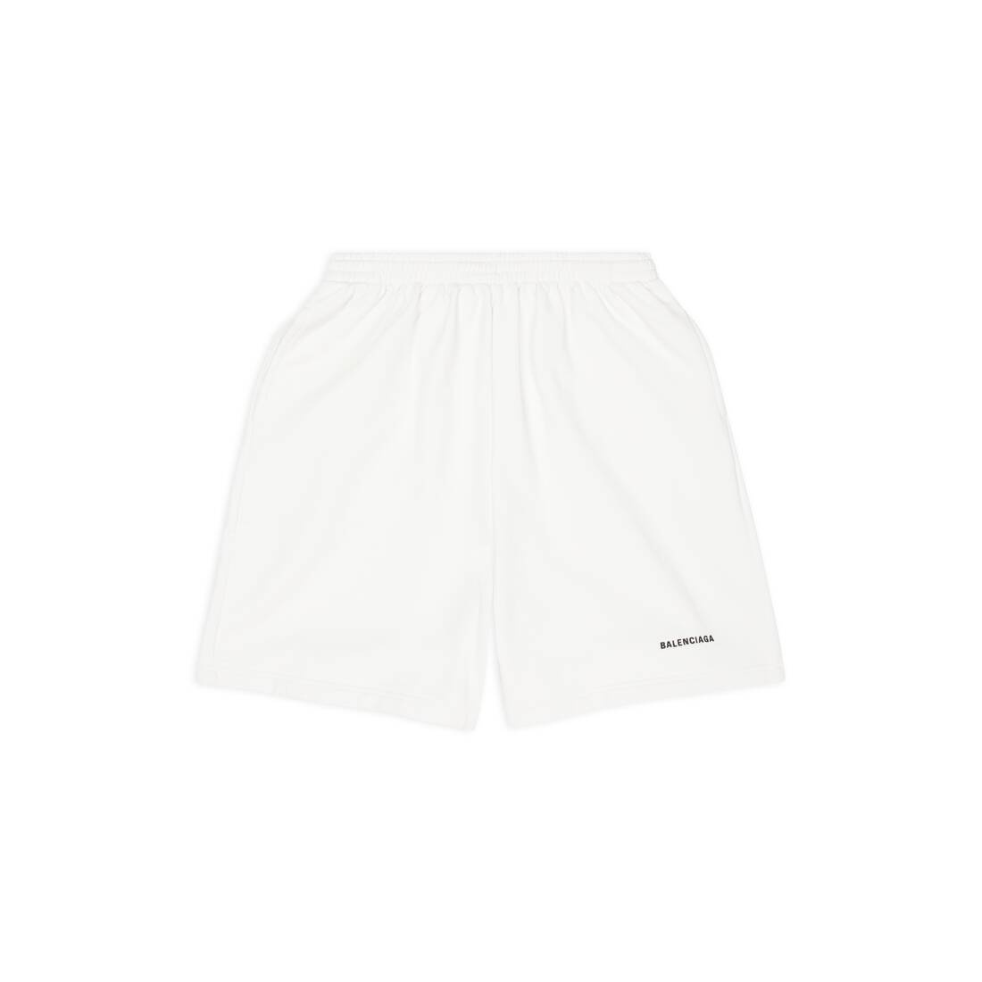 Women's Balenciaga Sweat Shorts in Cream - 1