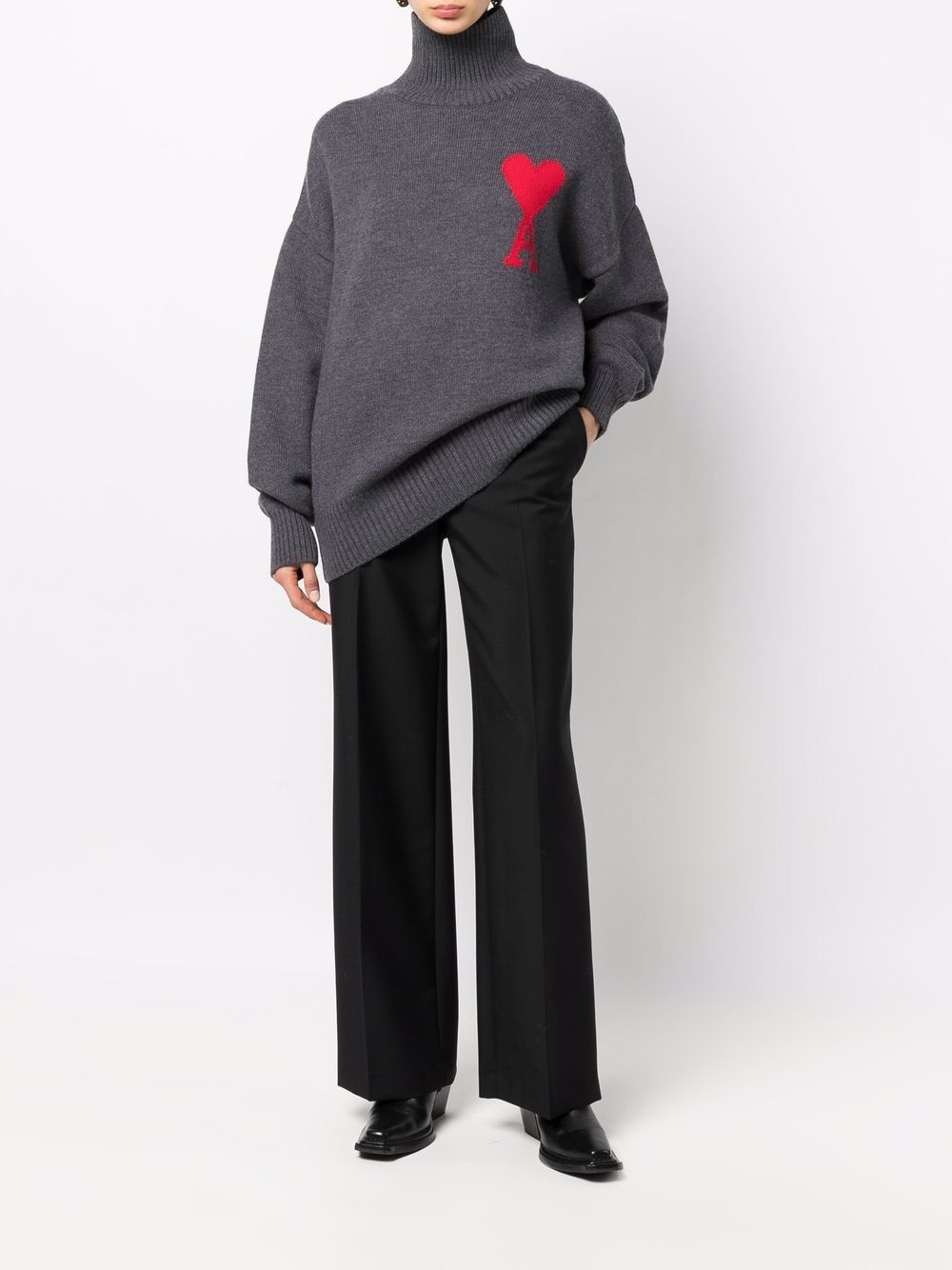 Ami de Coeur roll-neck jumper - 2