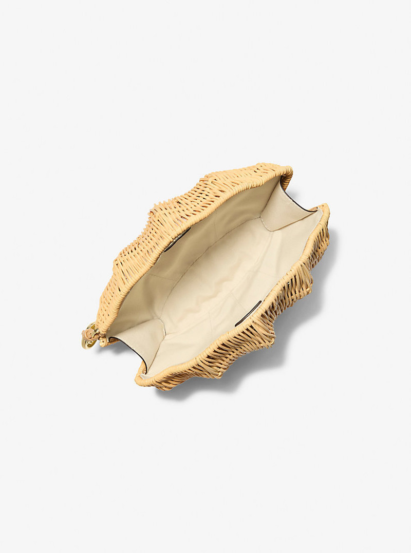 MICHAEL KORS Shelly Rattan Clutch outlook