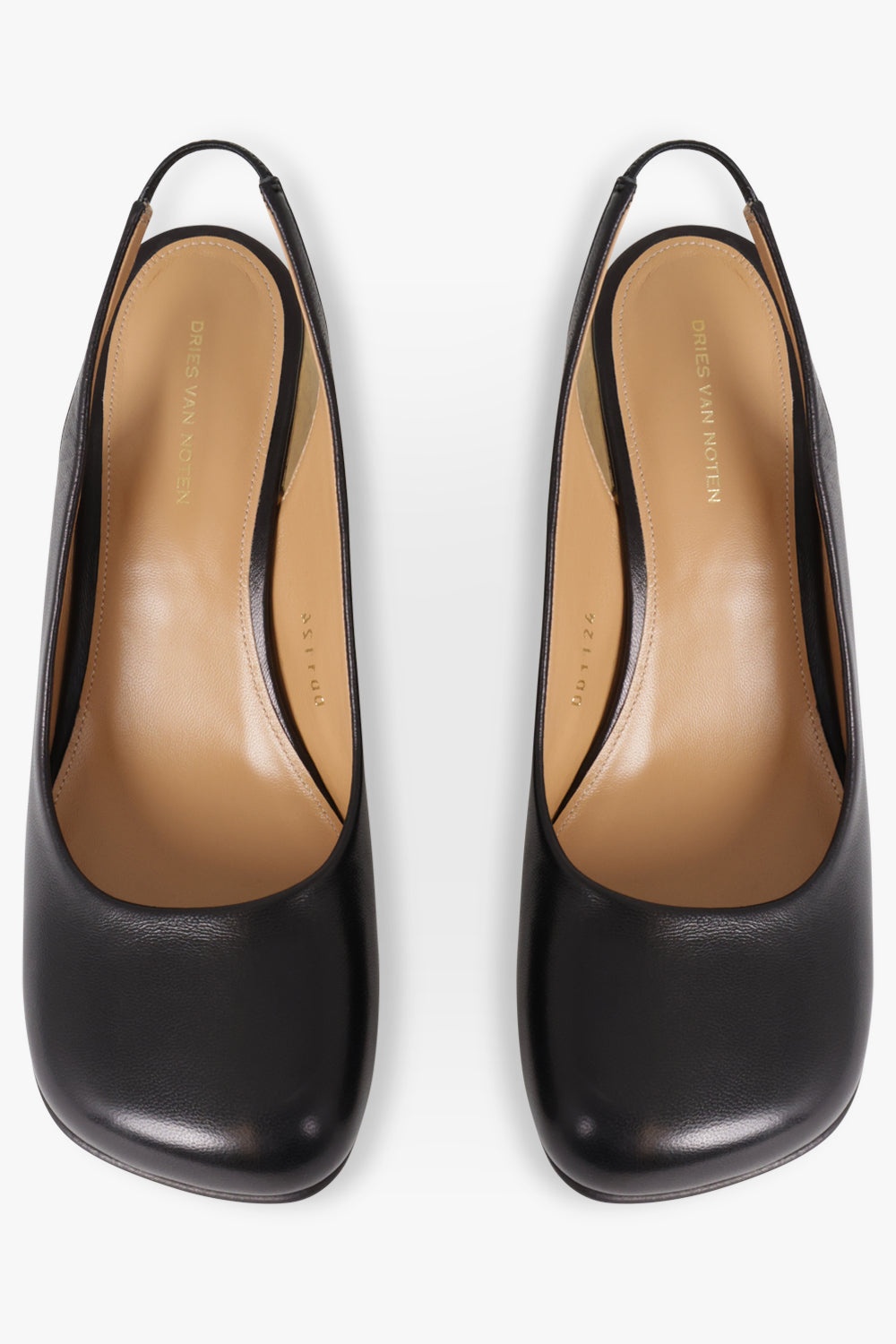 SQUARE TOE SLINGBACK PUMP | BLACK - 4