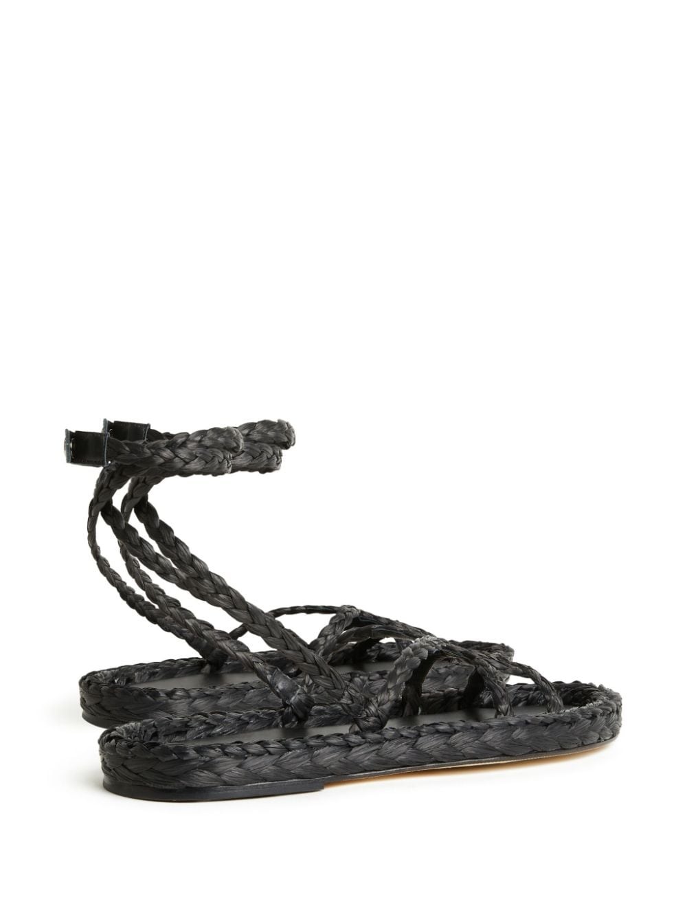 A Love Letter To India woven leather sandals - 3