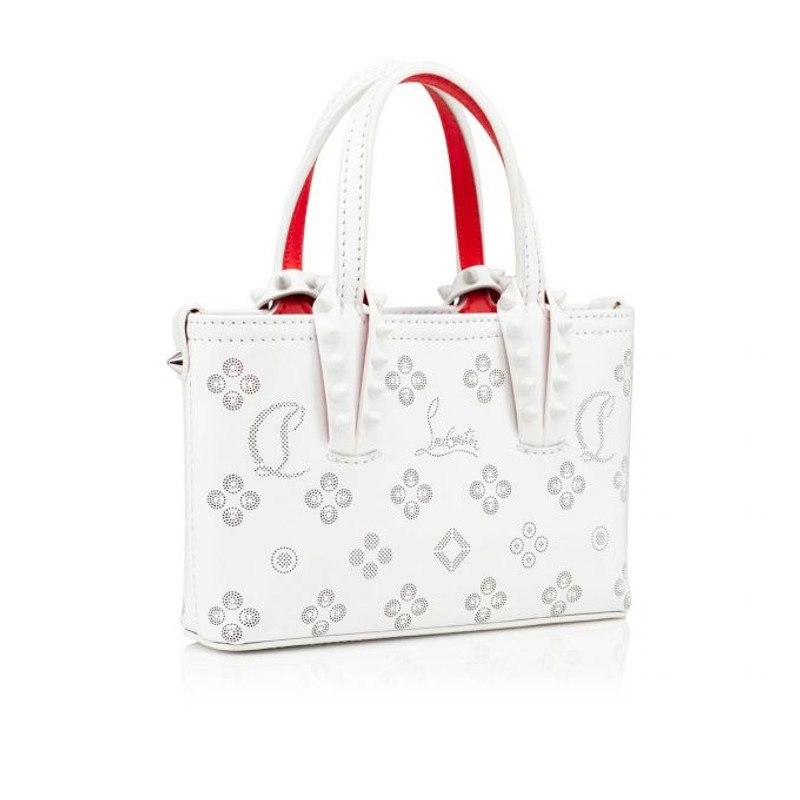 Christian Louboutin Cabata E/W Nano BIANCO/BIANCO outlook