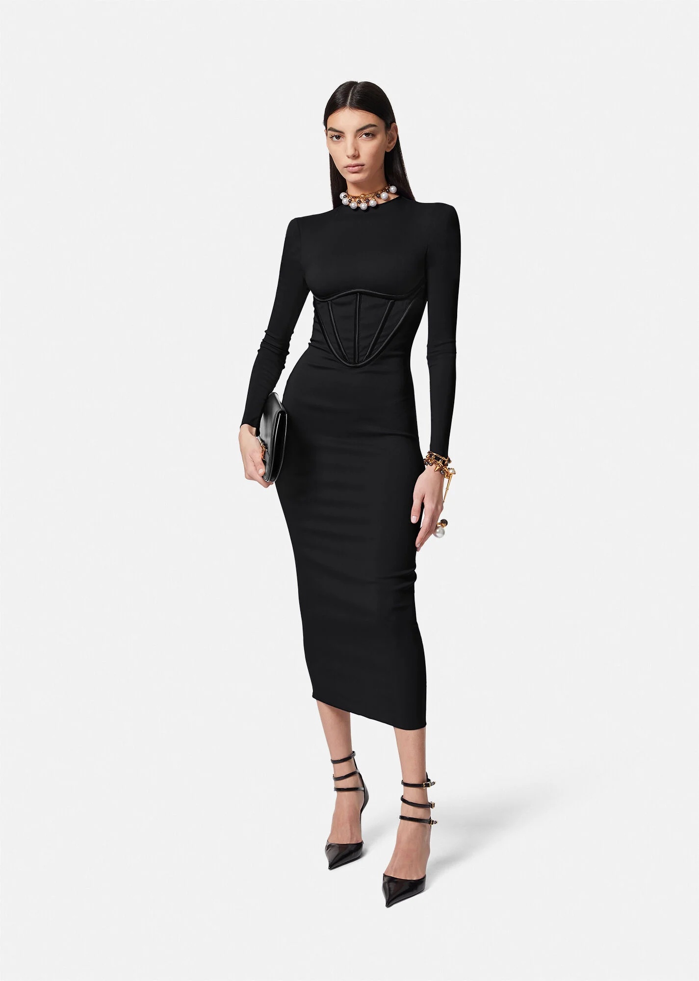 Corset Midi Dress - 2