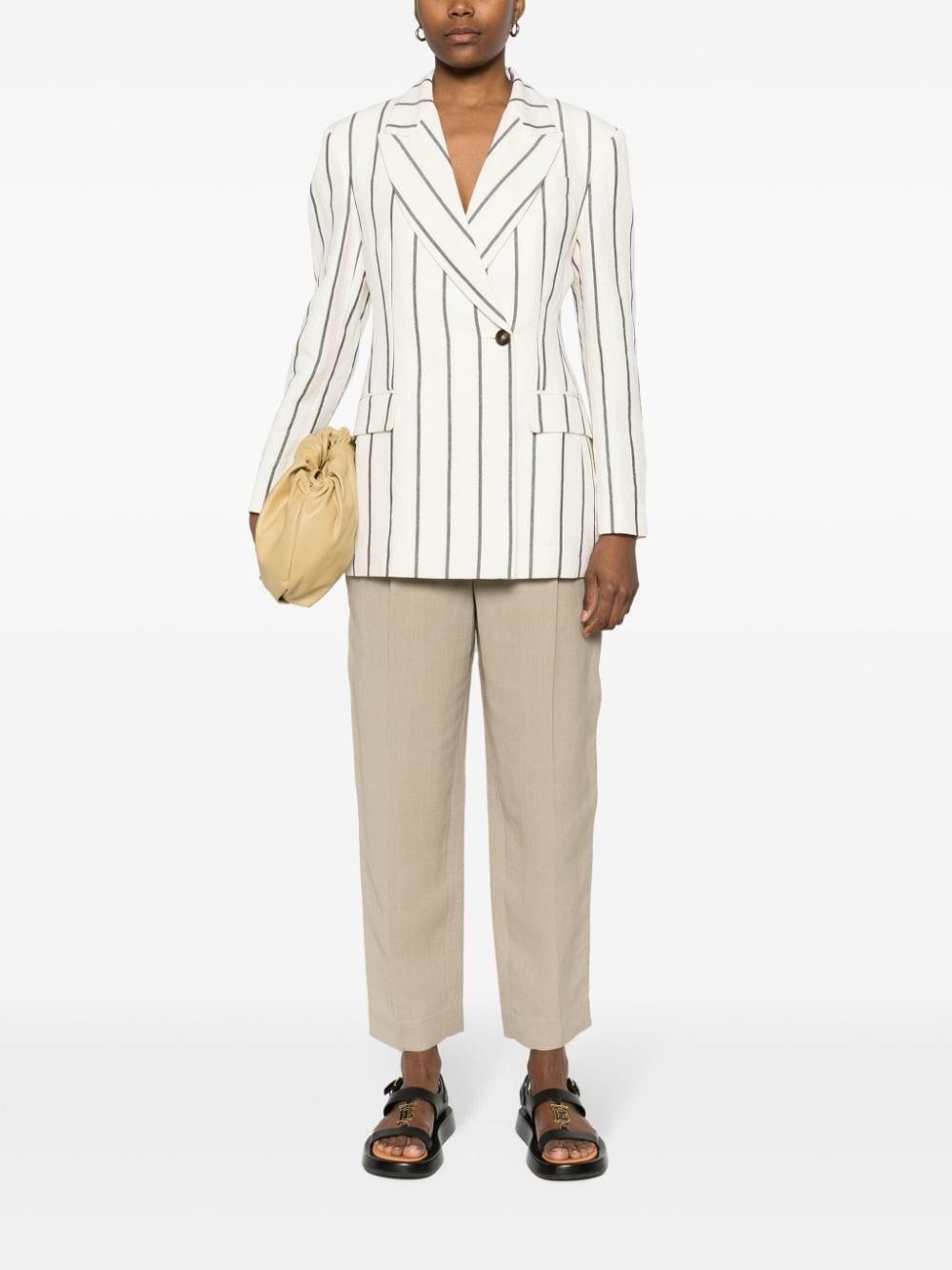 cropped tapered trousers - 2