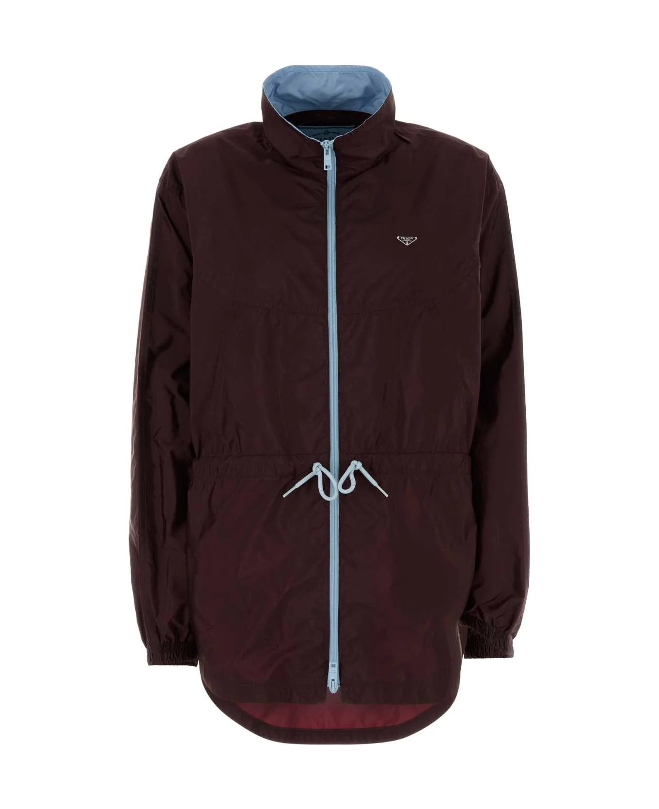 Burgundy Re-nylon Windbreaker - 1