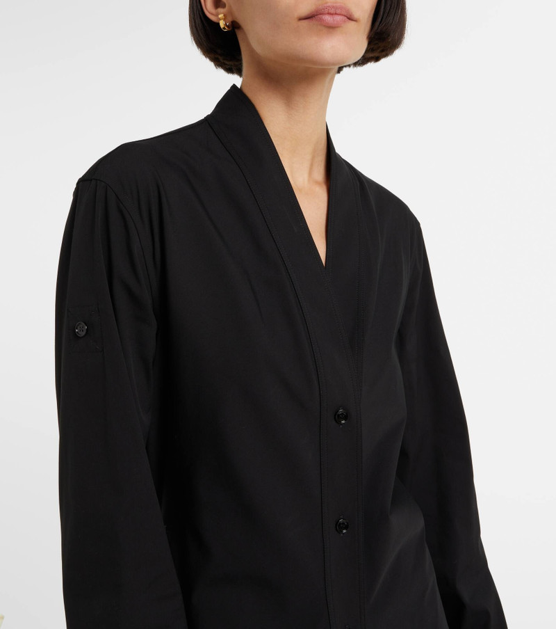 Cotton-blend jersey midi dress 4