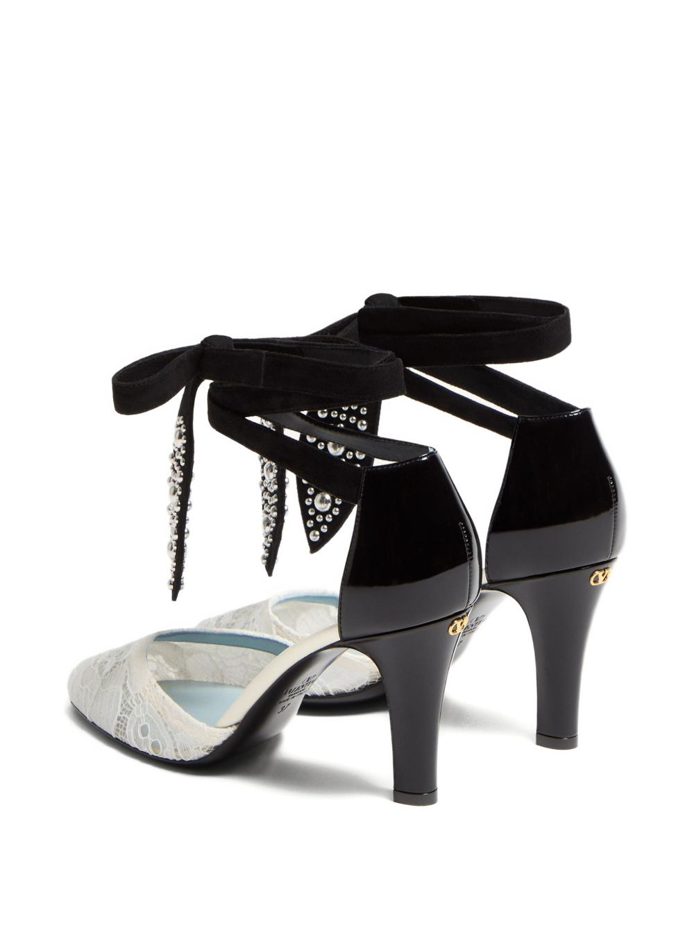 85mm leather pumps - 3