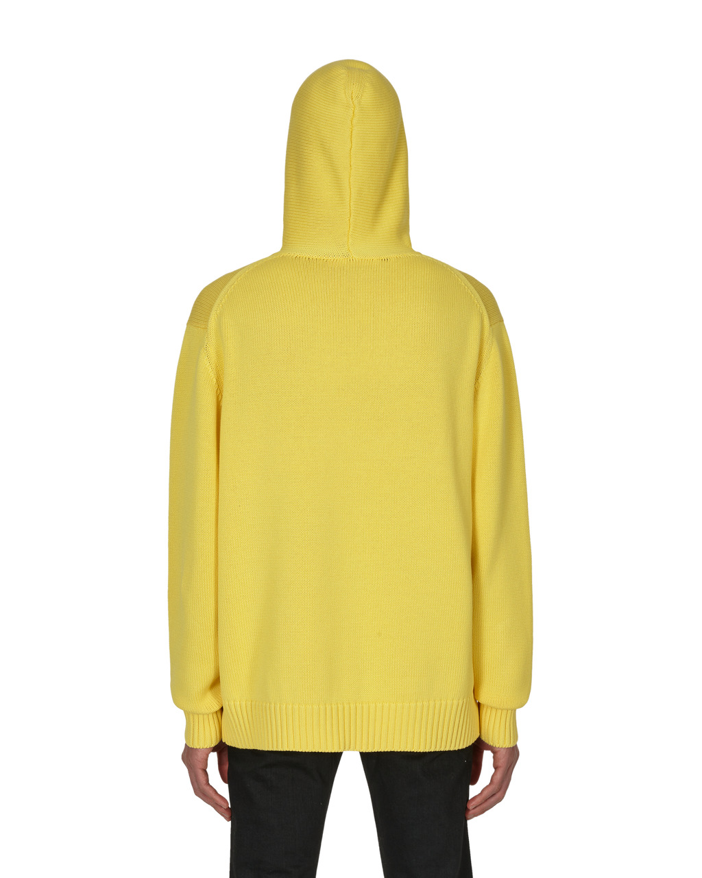 TREATED LOGO KNIT HOODED SWEATER - 5