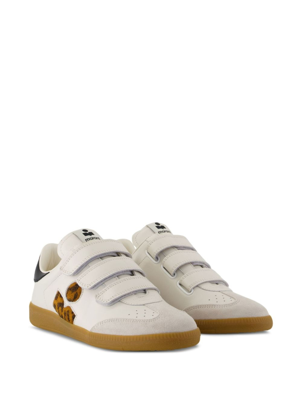 Beth Gb leopard-print calfskin sneakers - 2