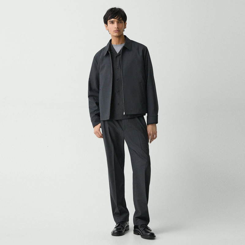 Theory Hazelton Zip Jacket in Stretch Wool outlook