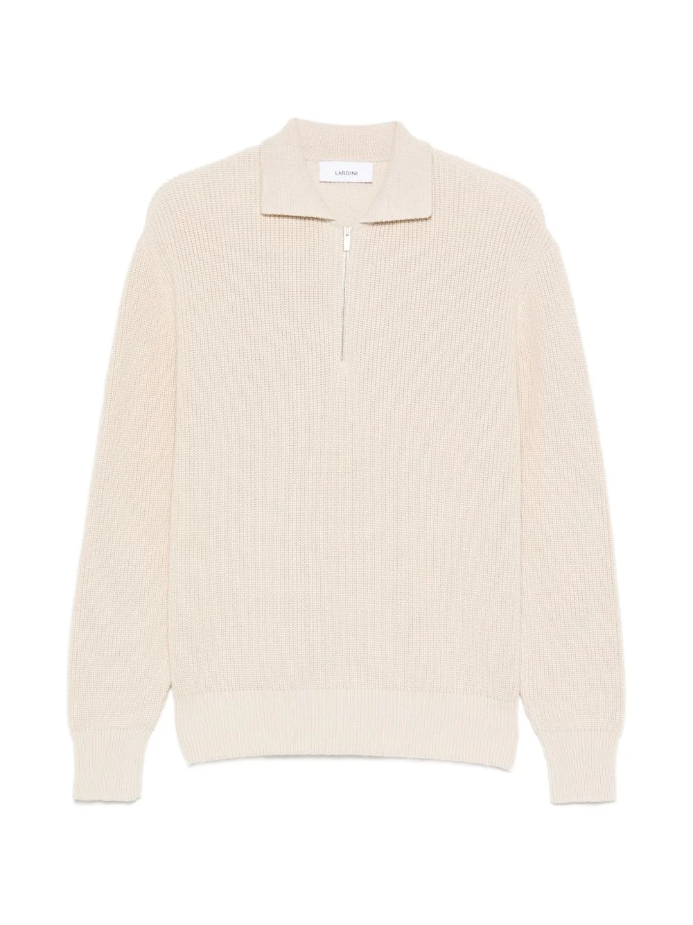 half-zip polo sweater - 1