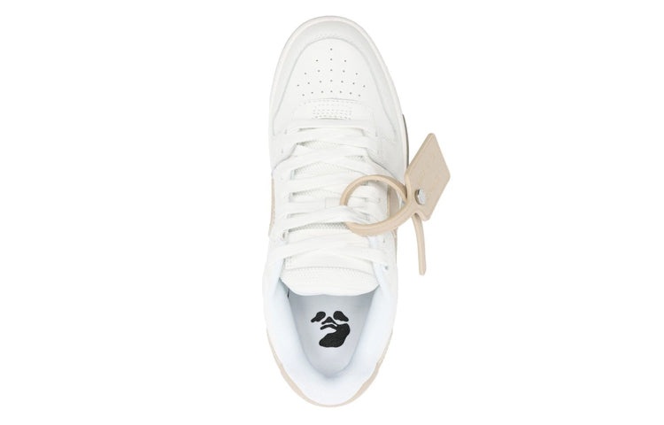 (WMNS) Off-White Out Of Office Low-Top Sneaker 'White Beige' OWIA259S23LEA0010117 - 3