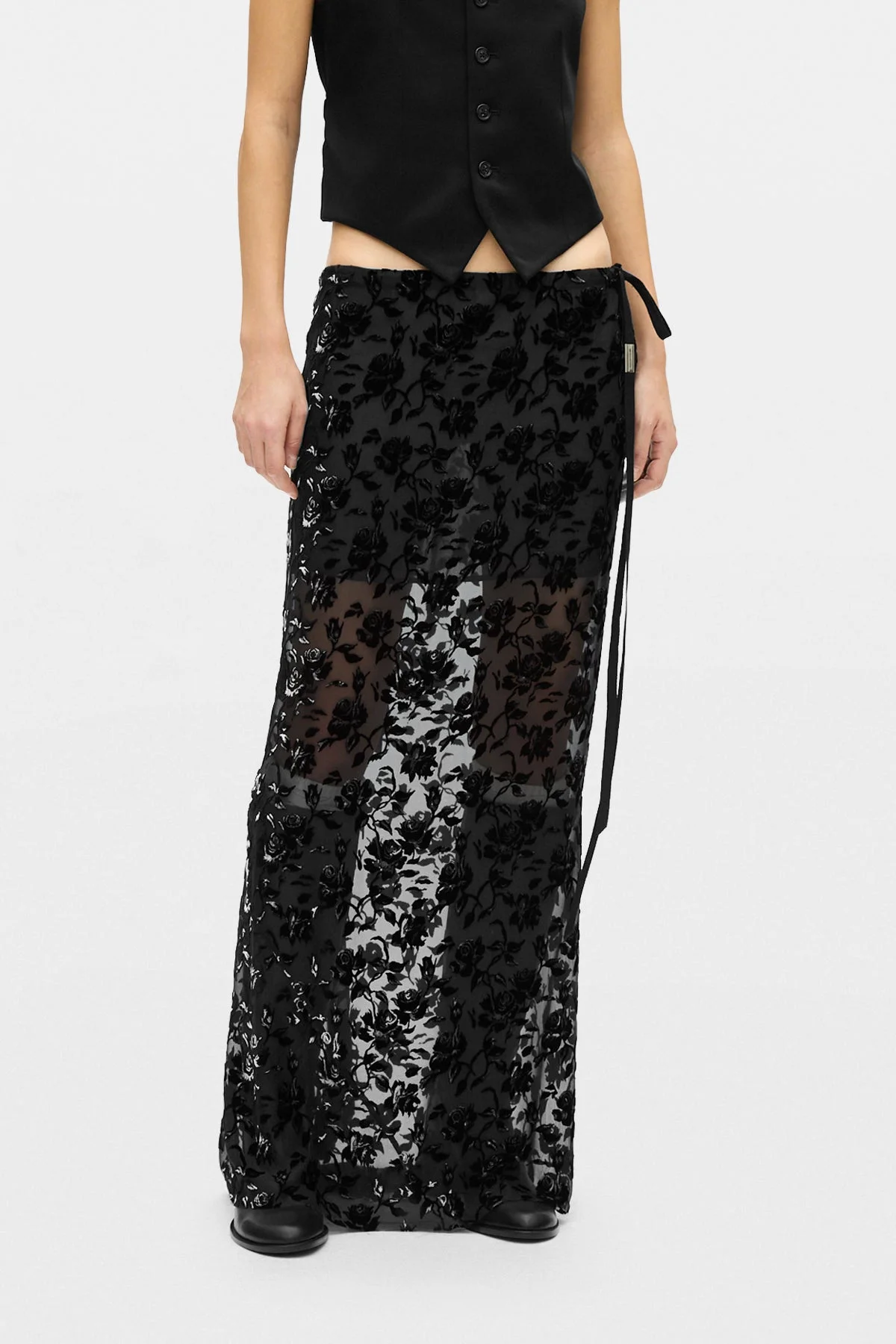 Eveline Long Bias Skirt - 1