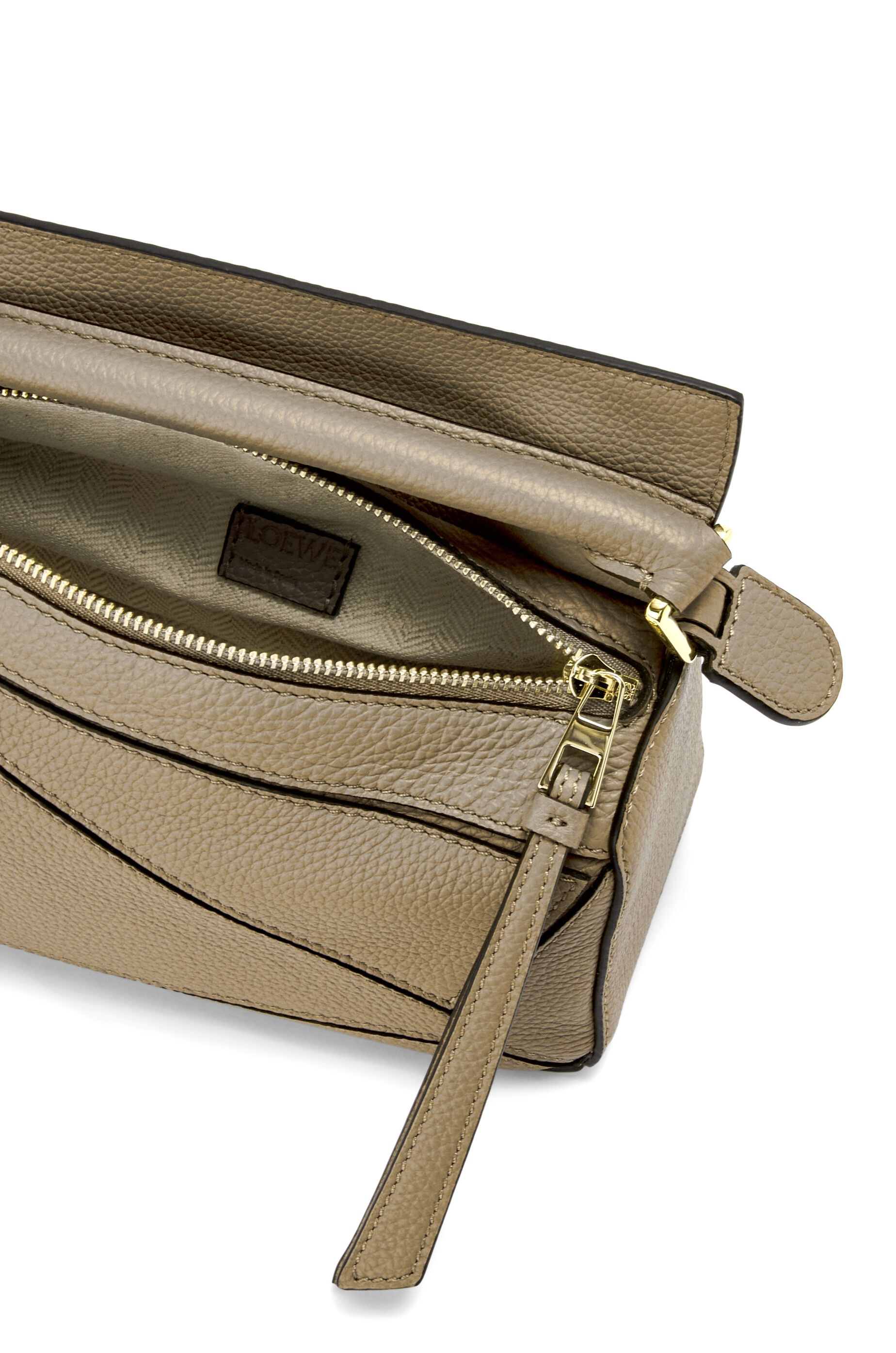 Mini Puzzle bag in soft grained calfskin 7