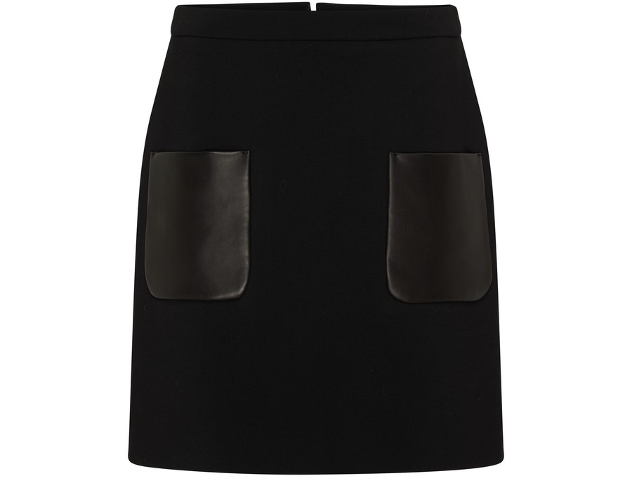 Max Mara Nettuno scuba mini skirt - Black