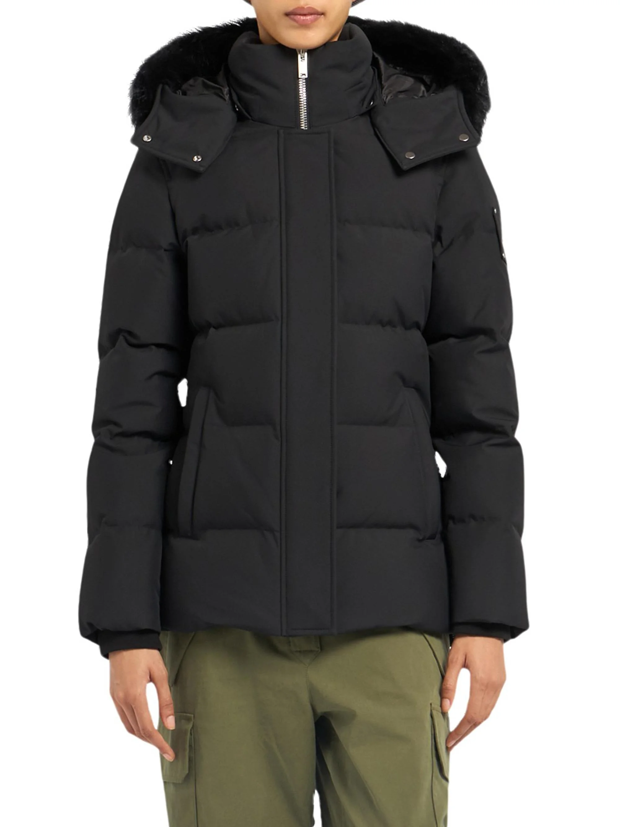 Women's Cloud 3Q Down Coat - Black - 1