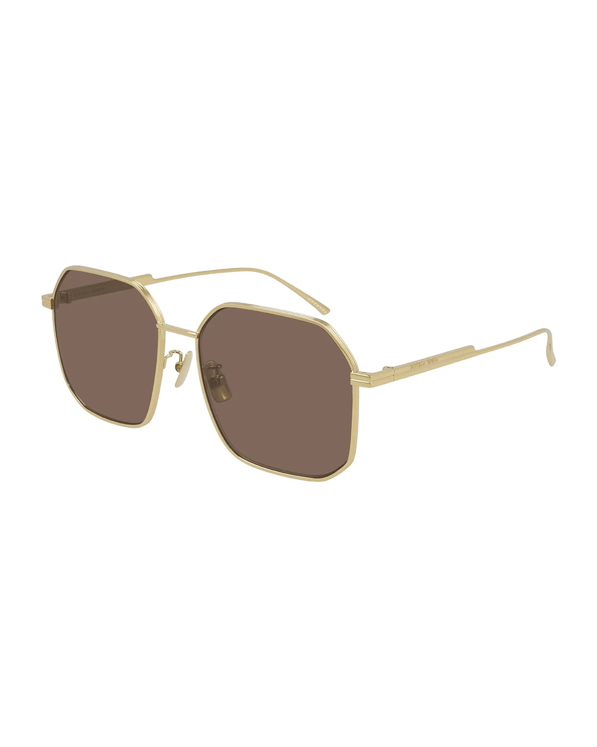 Geometric Metal Sunglasses - 1