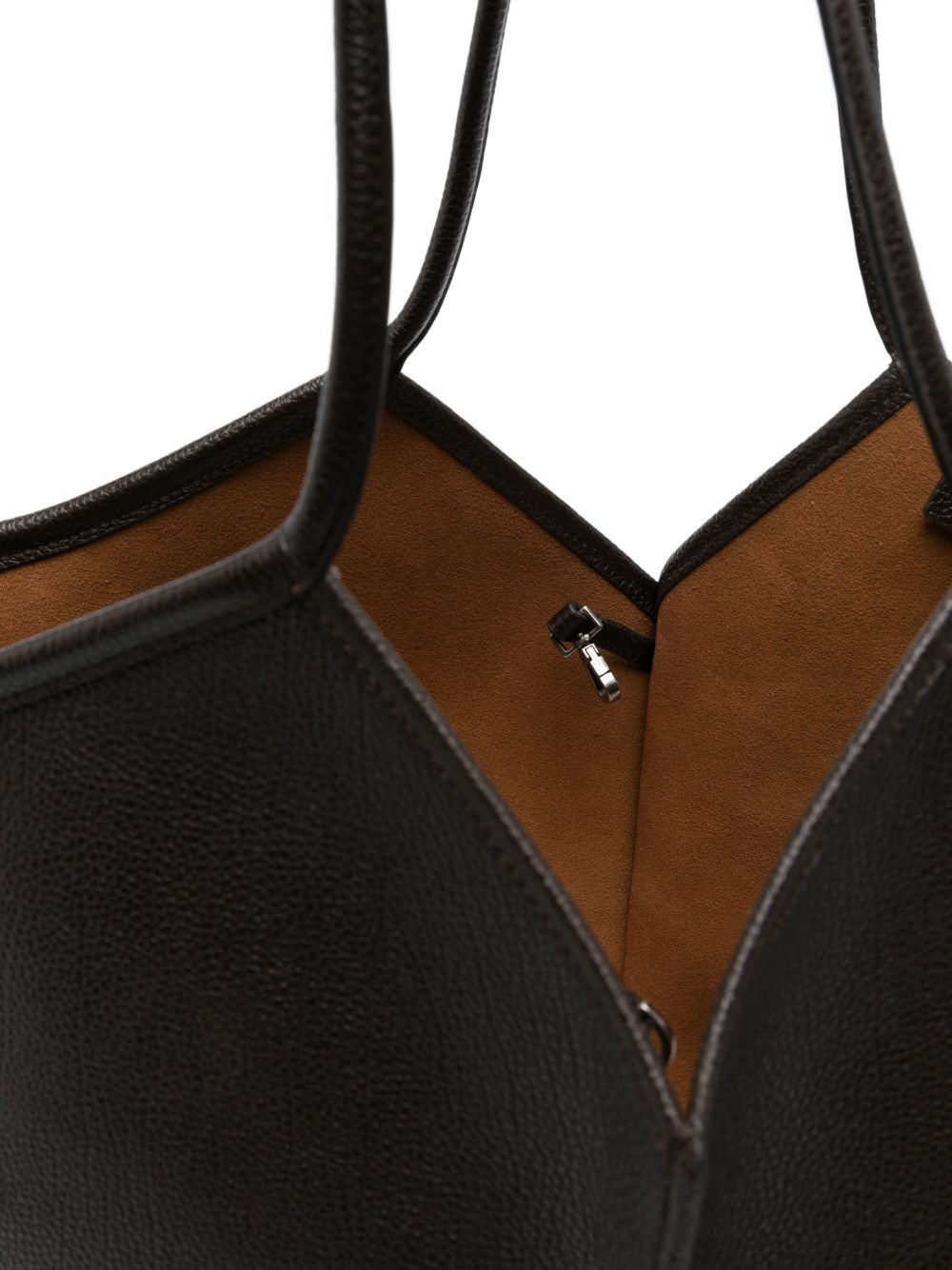 large leather tote bag - 5