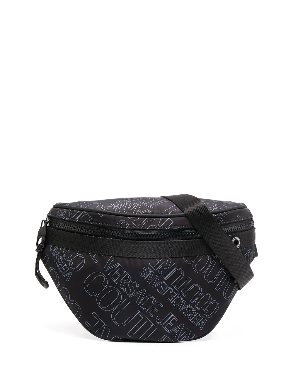 logo print belt bag - 1