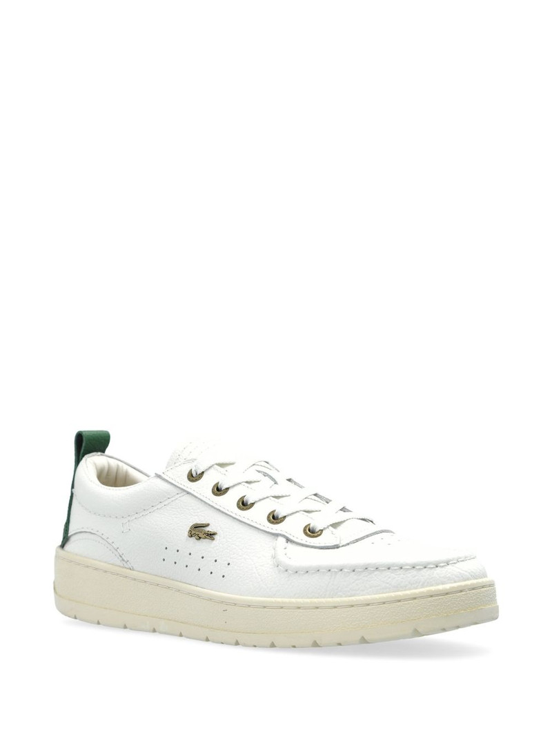 LACOSTE logo-embroidered sneakers outlook