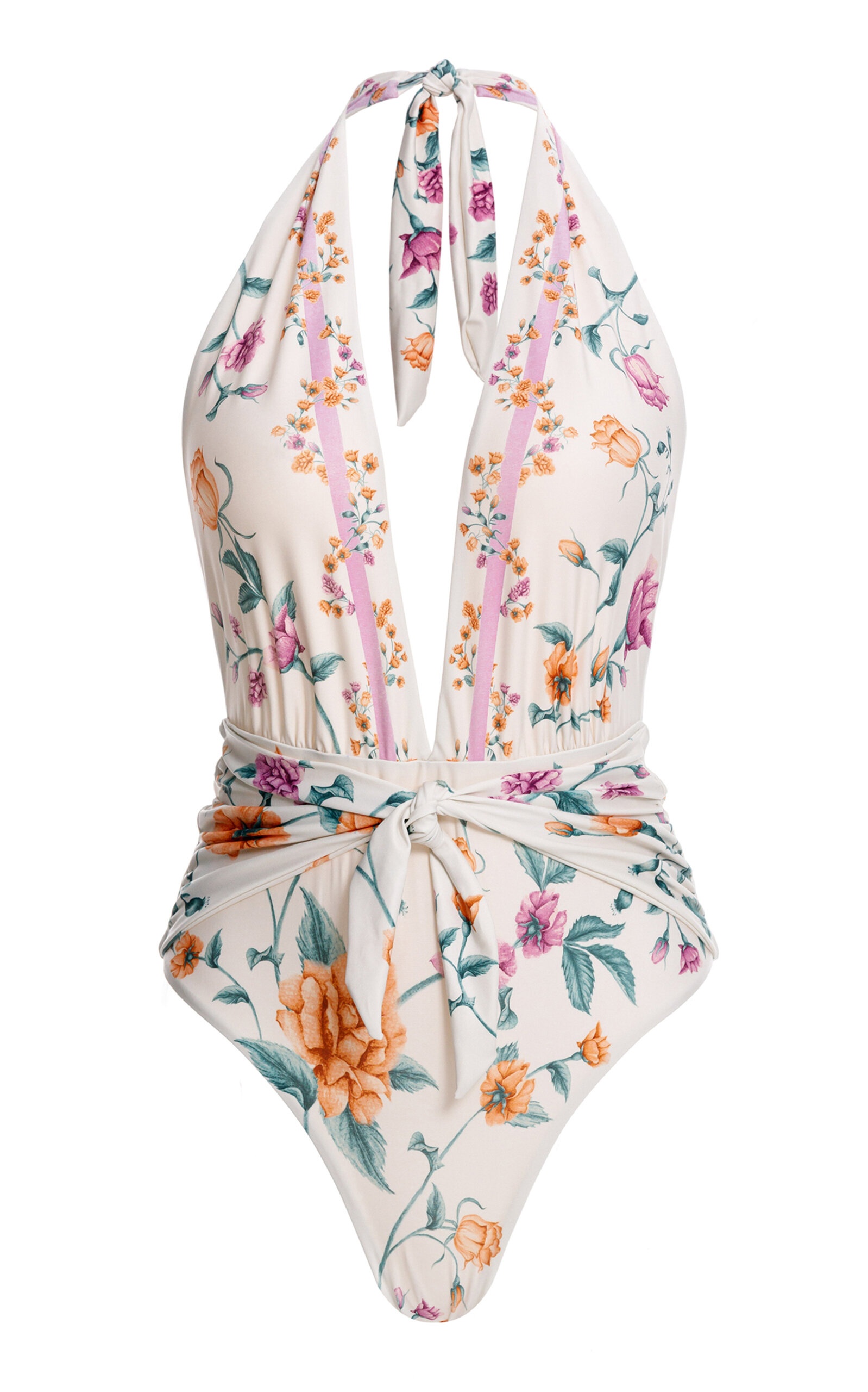 Salam Printed One-Piece Bathing Suit floral - 1