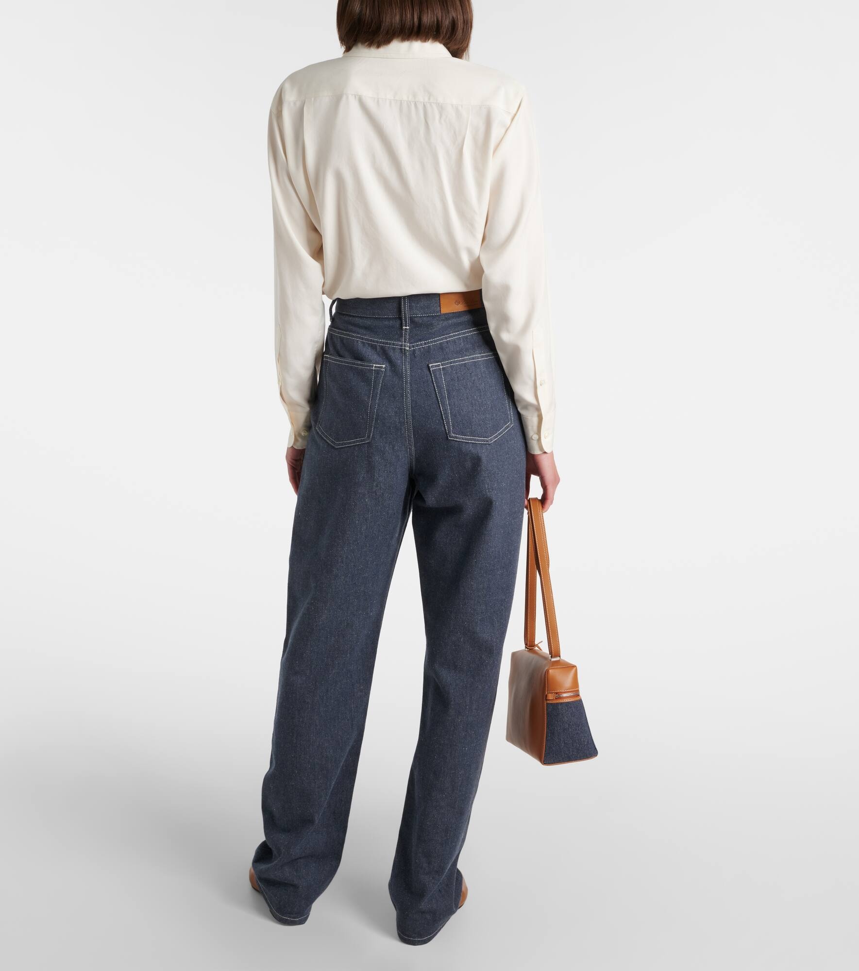 Tye high-rise wide-leg jeans - 3
