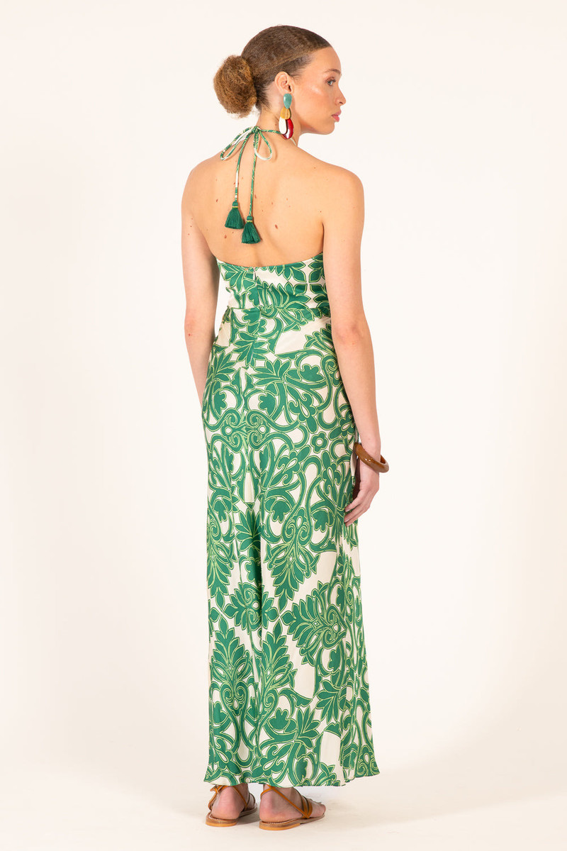 Long Dress Stella - Green Mantra 5