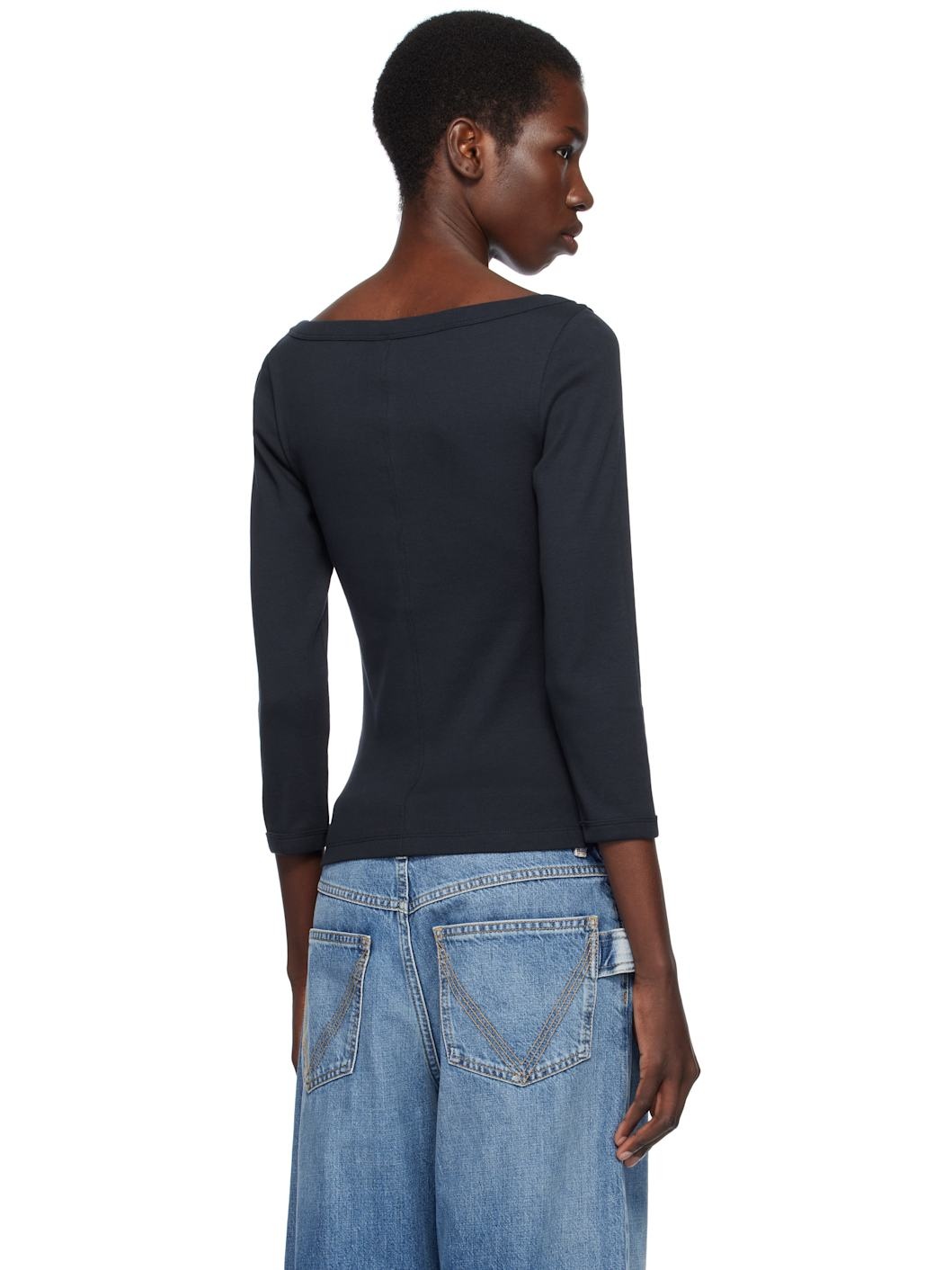 Navy Steffi T-shirt - 3