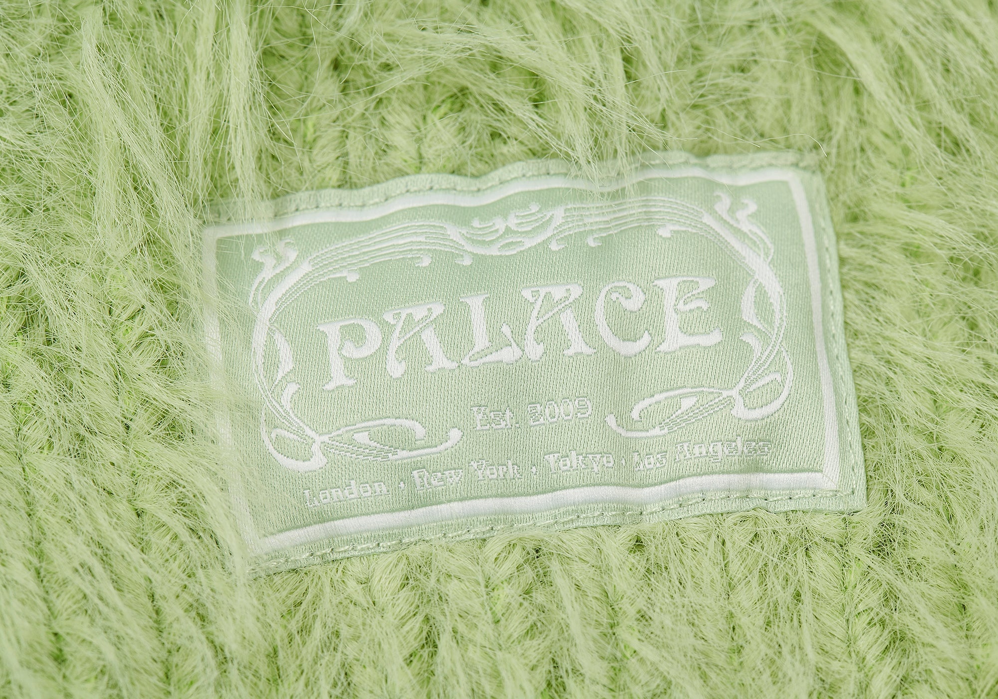 PALACE YETI CARDIGAN NATURAL GREEN | REVERSIBLE