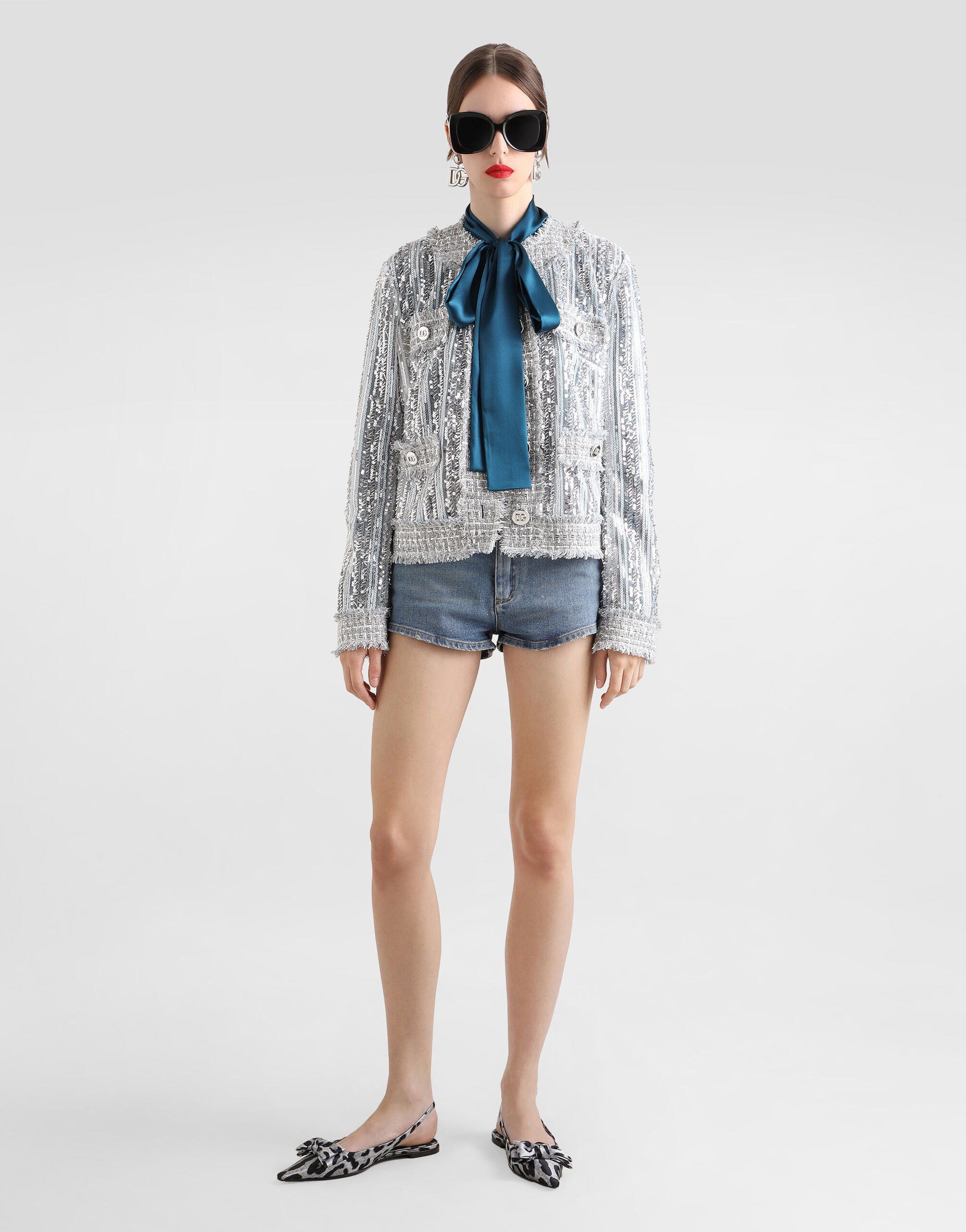Tulle Gabbana jacket with sequin embroidery - 2