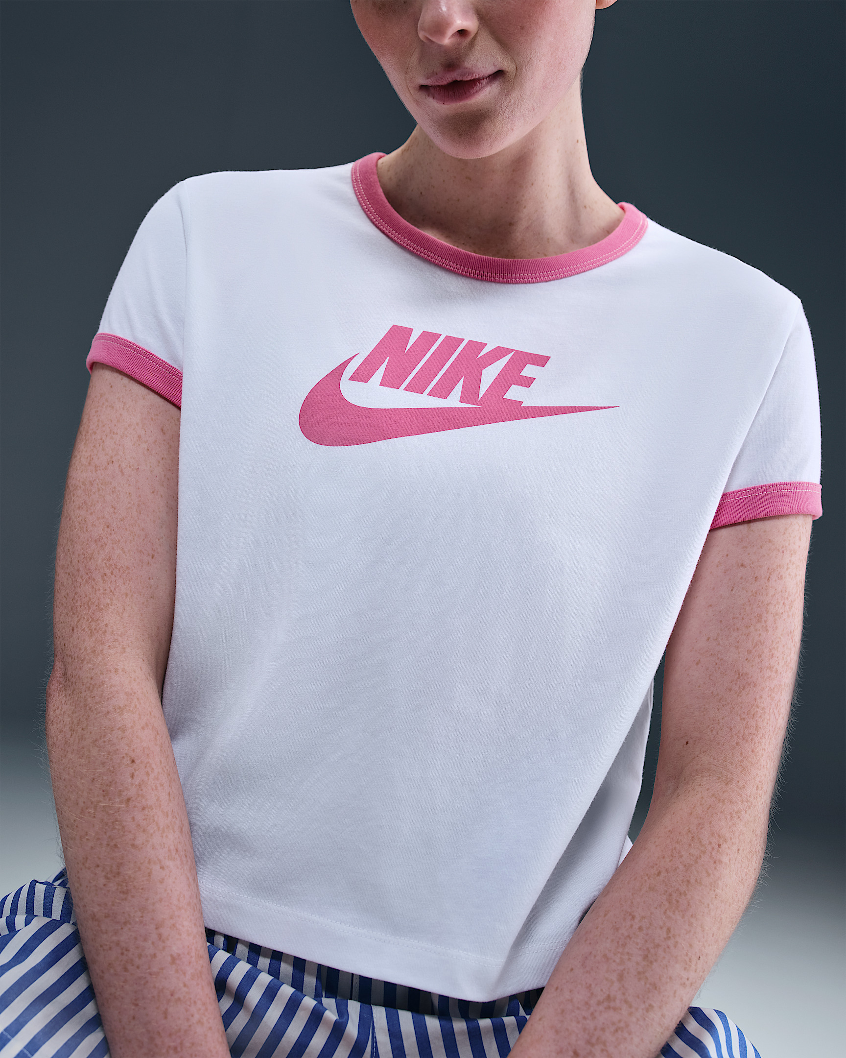 Nike Sportswear Women's Short-Sleeve Ringer T-Shirt - 3