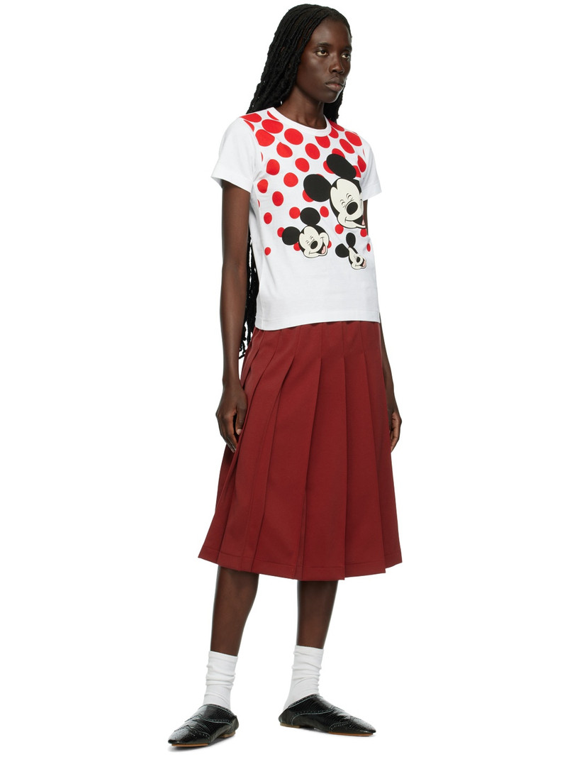 Comme des Garçons GIRL White Printed T-Shirt outlook