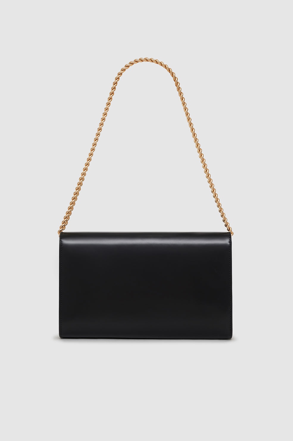 Elly Clutch - High-Shine Black - 4