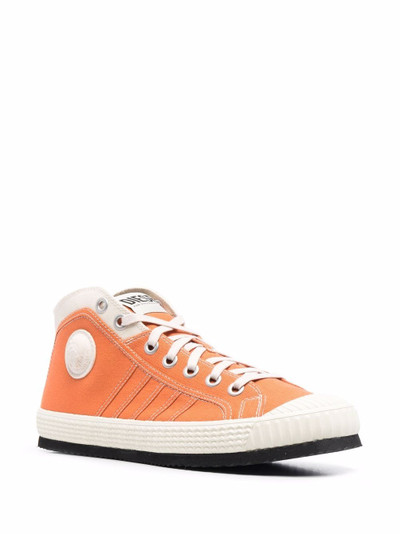 Diesel lace-up high-top sneakers outlook