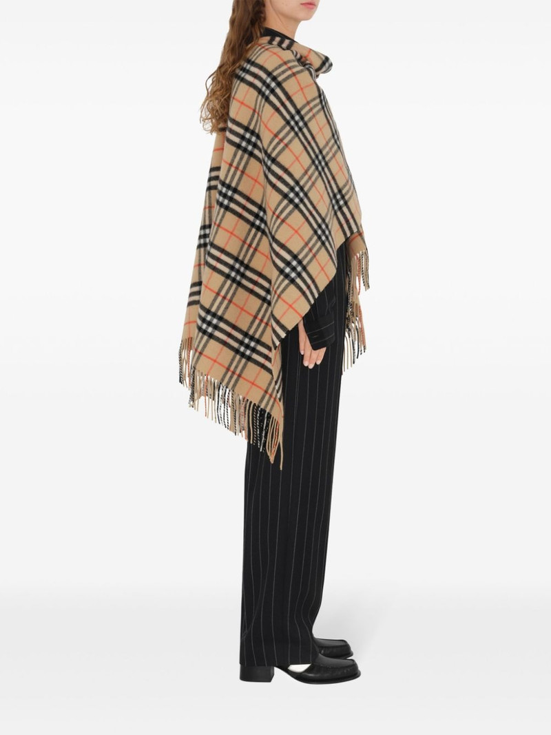 Burberry Check cape outlook