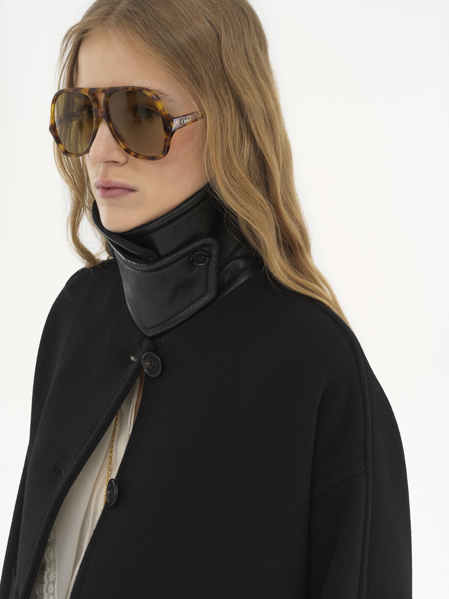 OVERSIZED MID-LENGTH COAT IN WOOL - 7