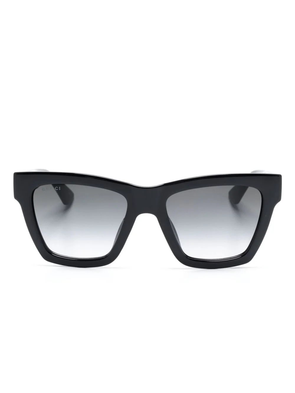 square-frame gradient sunglasses - 1