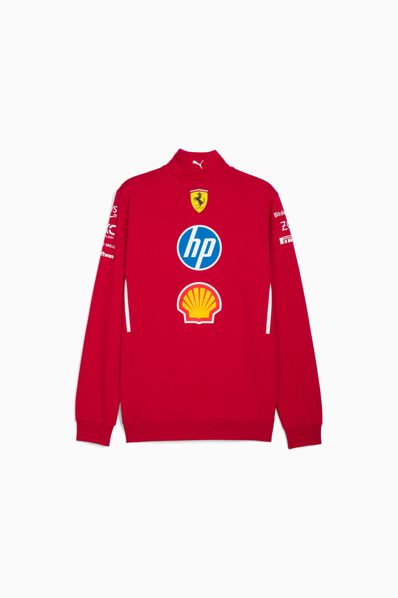 Scuderia Ferrari Team Men's Half-Zip Motorsport Sweatshirt 2