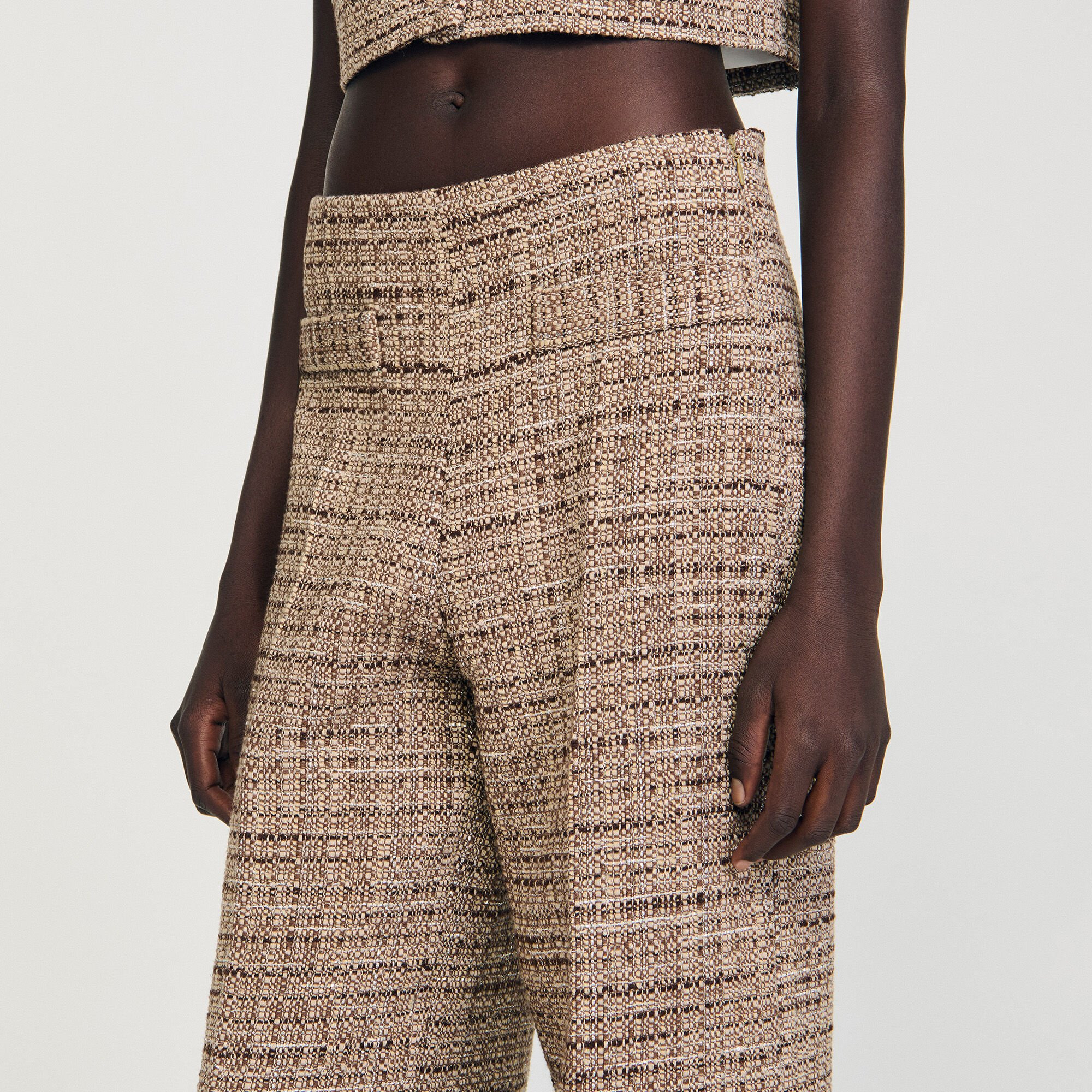 DECORATIVE TWEED TROUSERS - 3