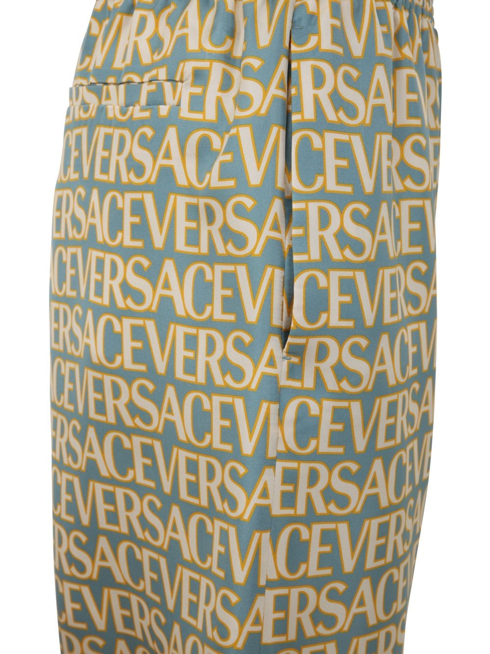 SHORTS SILK FABRIC WITH VERSACE ALL OVER PRINT - 3